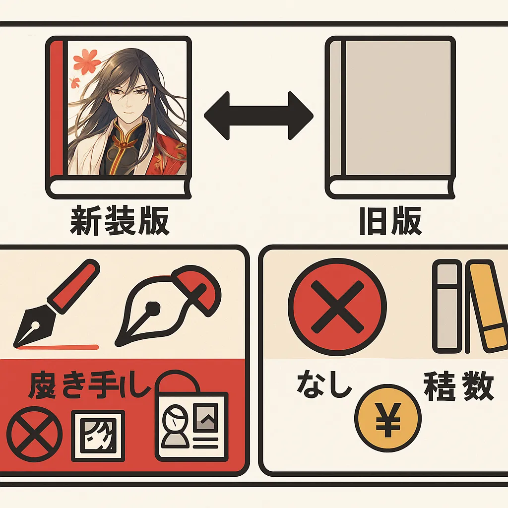 ハイガクラ新装版と旧版の4つの違い
