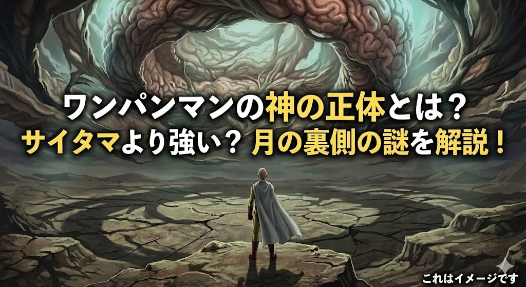 ワンパンマンの神の正体と強さは？サイタマに勝てるかガロウ戦から3つの予想アイキャッチ