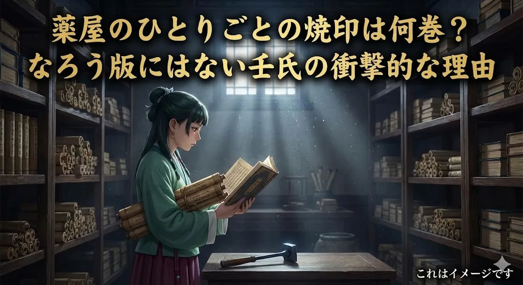 薬屋のひとりごとで焼印は何巻何話？壬氏が体を焦がした理由はなろう版にないって本当？アイキャッチ