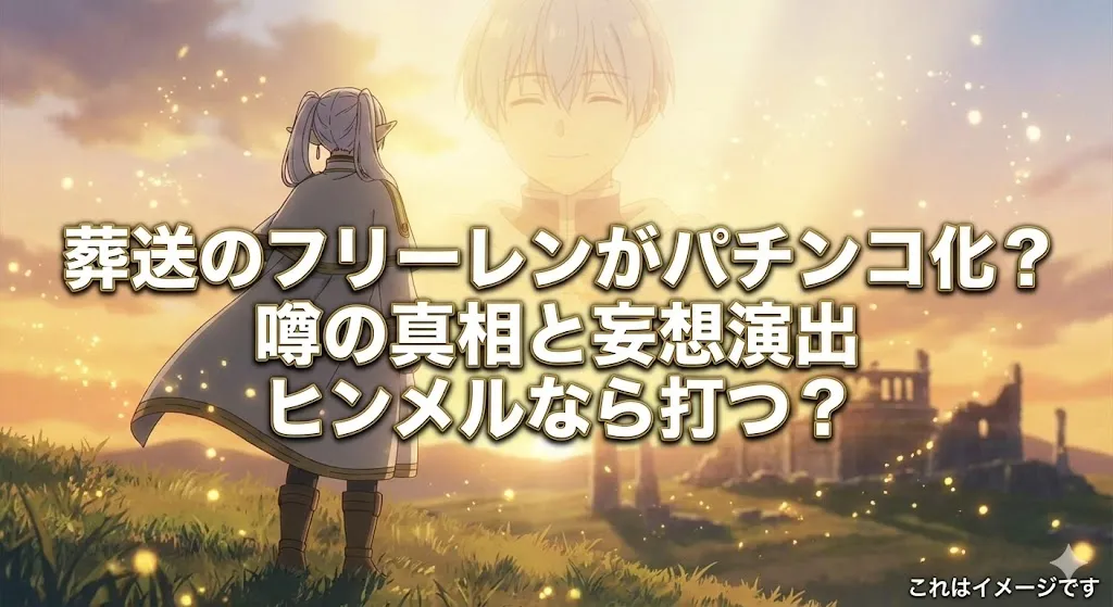 葬送のフリーレンがパチンコになる？新台の噂の正体とファン待望の演出を解説アイキャッチ