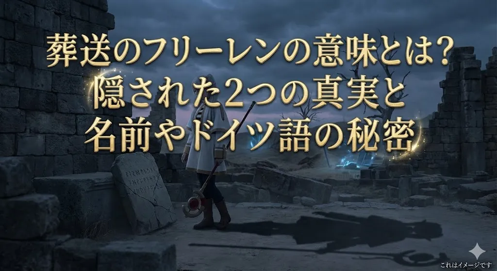 葬送のフリーレンの意味は怖い？タイトルに隠された2つの真実と名前の秘密を解説アイキャッチ