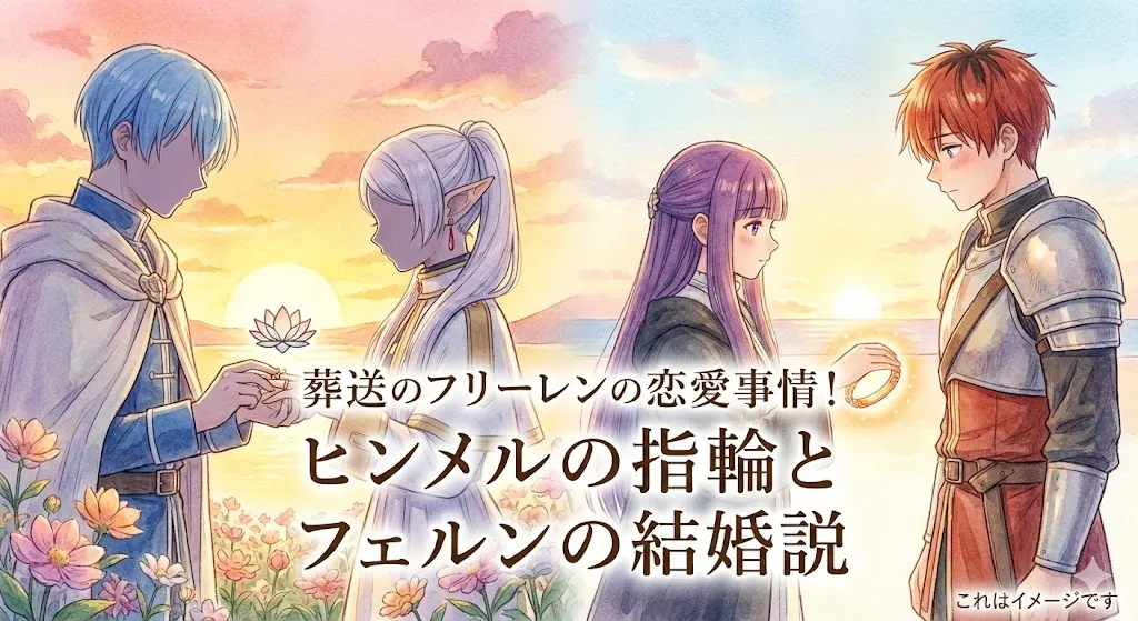 葬送のフリーレンの恋愛は泣ける？ヒンメルの指輪やフェルンの結婚説を全巻から分析アイキャッチ