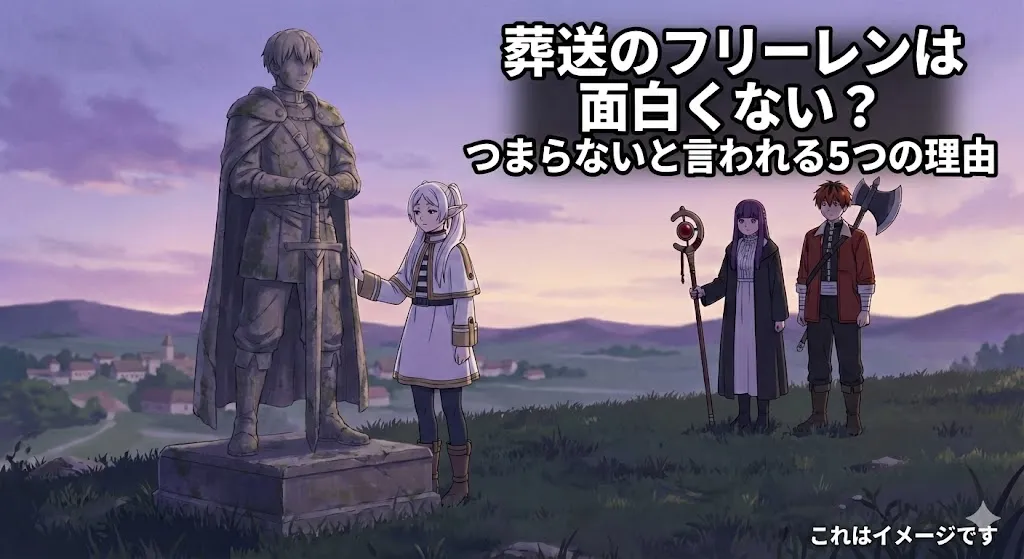 葬送のフリーレンは面白くない？つまらないと言われる5つの理由とどこから面白いか検証アイキャッチ