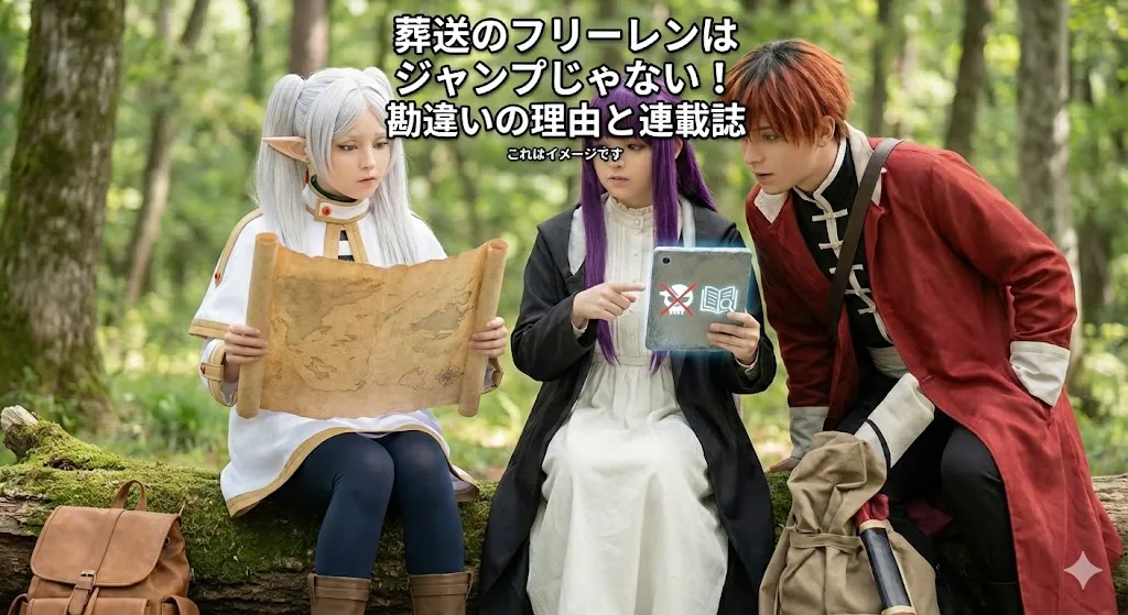 葬送のフリーレンはジャンプ漫画？勘違いされる3つの理由と本当の連載アプリアイキャッチ