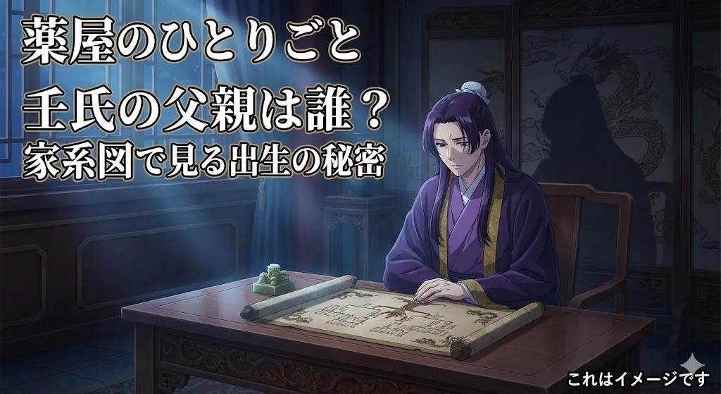 薬屋のひとりごとの壬氏の父親は誰？家系図で見る母親との秘密や結婚の行方アイキャッチ