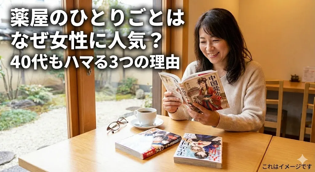 薬屋のひとりごとはなぜ女性に人気？40代もハマる3つの理由と漫画版の正解アイキャッチ