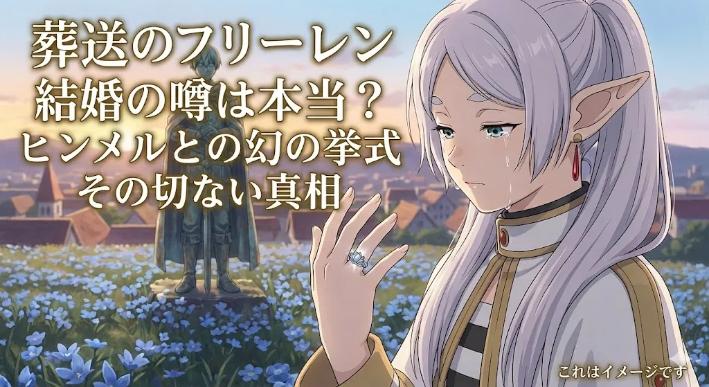 葬送のフリーレンの結婚式は幻？ヒンメルとの挙式は何巻？指輪の涙の理由アイキャッチ