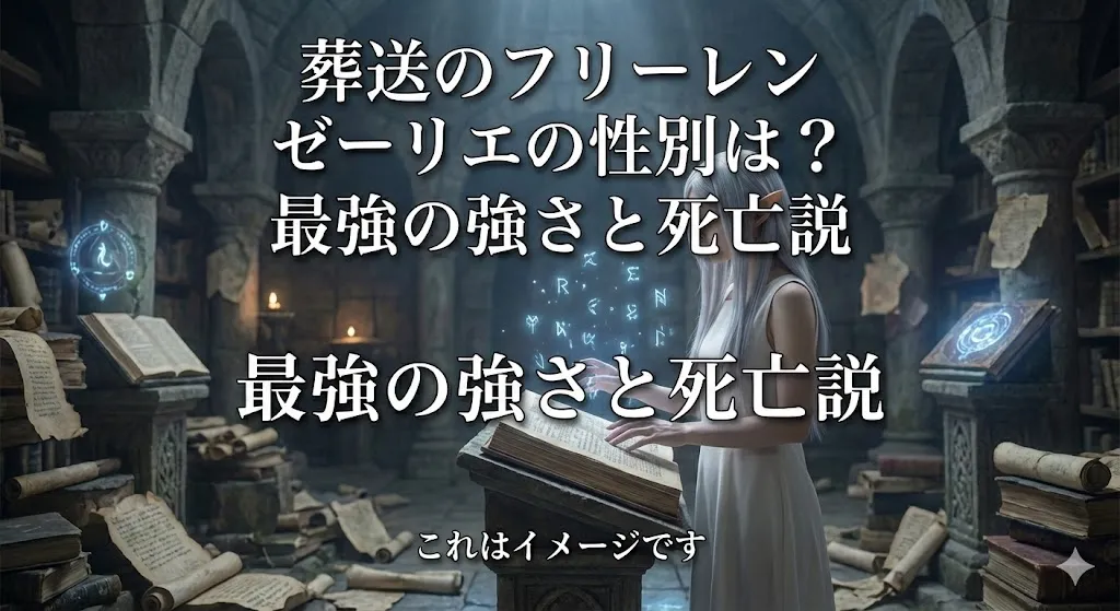 葬送のフリーレンのゼーリエの性別は？魔王より強い？死亡説の謎に迫るアイキャッチ
