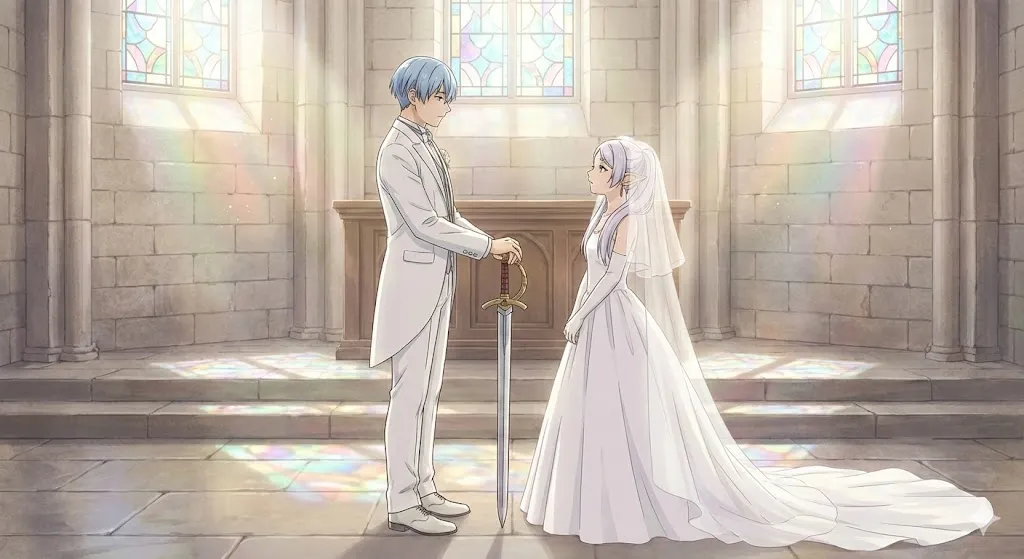 「葬送のフリーレン」で話題のヒンメルとの結婚シーンとは?幻か現実か