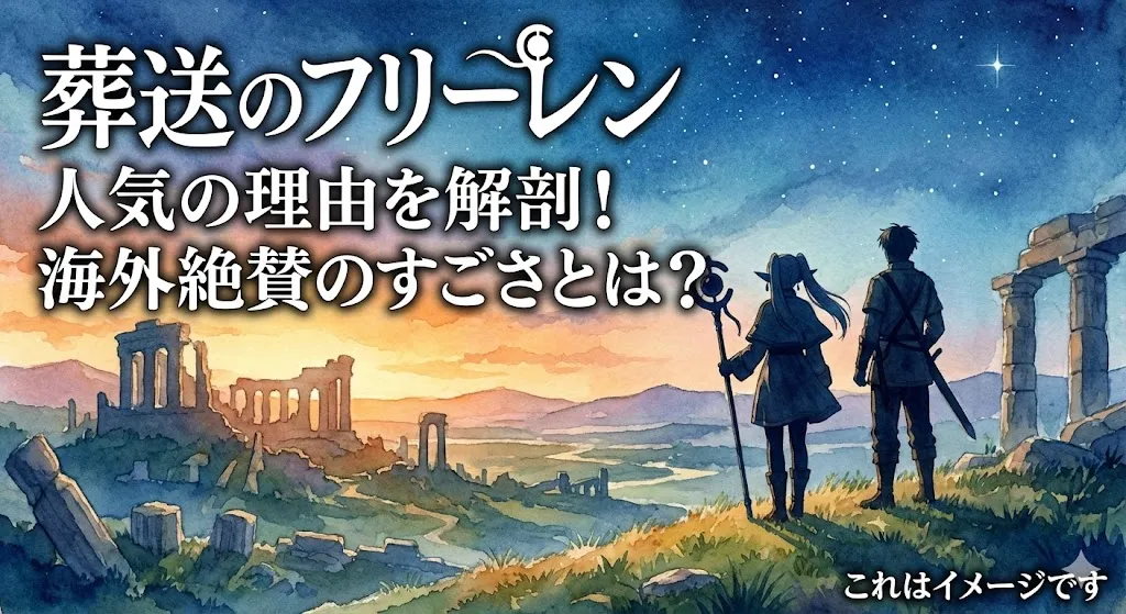 葬送のフリーレンの人気の理由は何？つまらない意見や海外評価、面白い理由を解析アイキャッチ