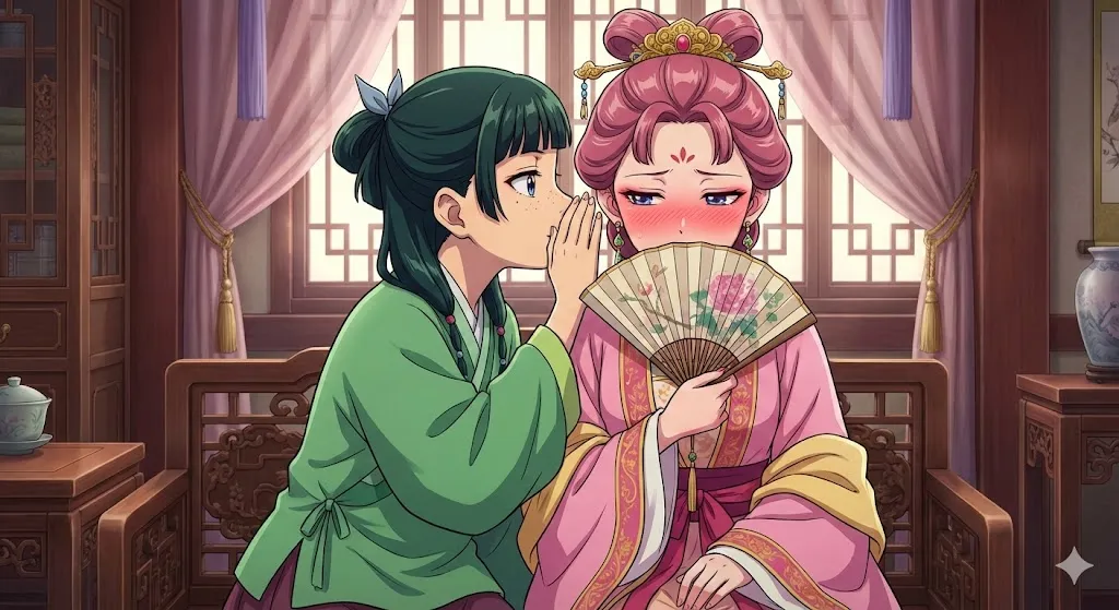 薬屋のひとりごと 梨花妃 耳打ちの真相!猫猫は何を伝えた?