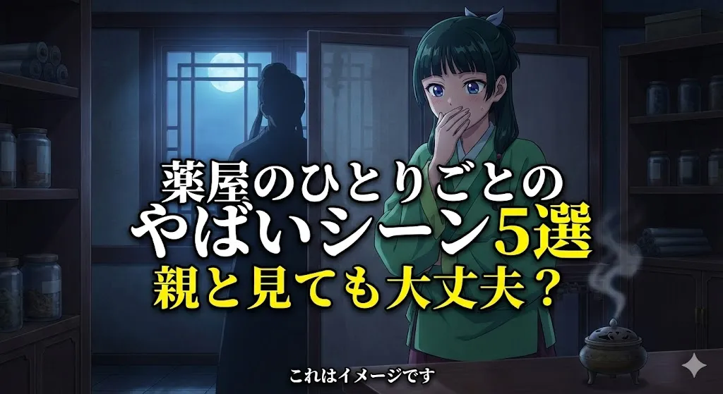 薬屋のひとりごとのやばいシーン5選！親と見たら気まずい？指切りの真実アイキャッチ