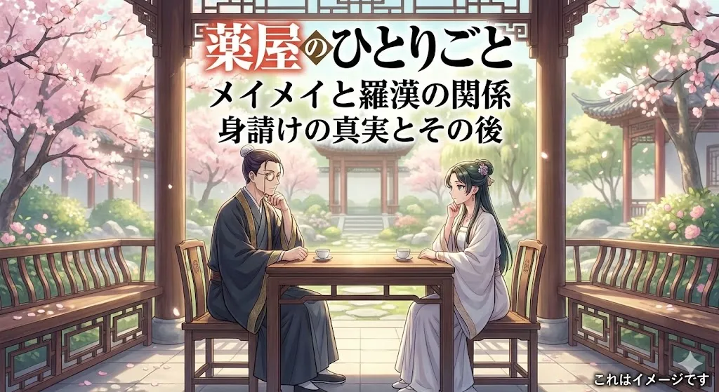薬屋のひとりごとメイメイと羅漢の意外な関係とは？身請けの真実とその後アイキャッチ