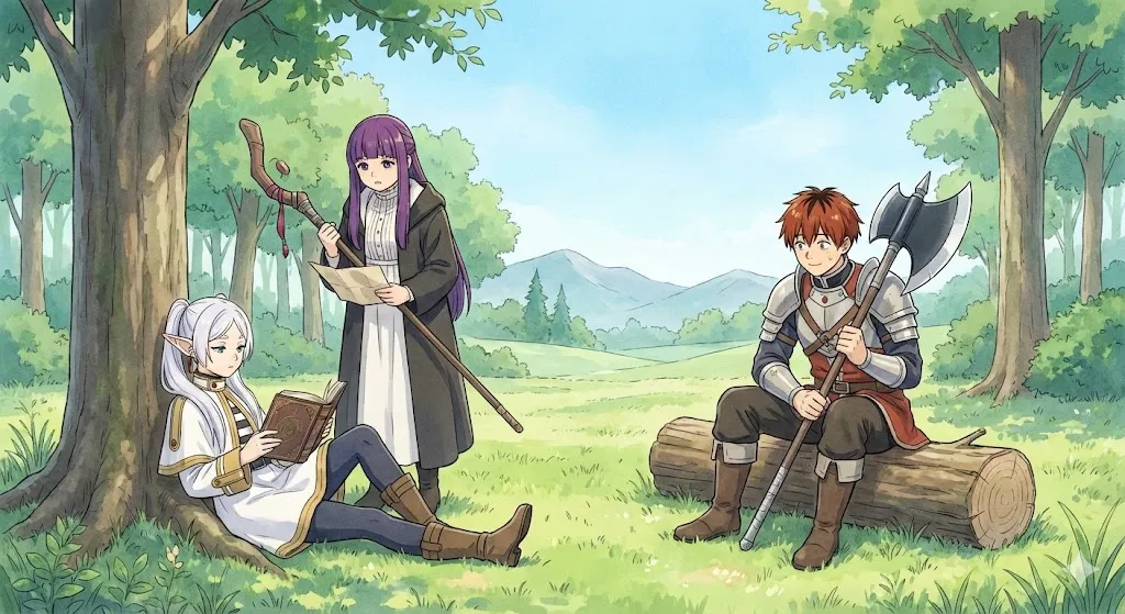 葬送のフリーレンのパーティ構成を徹底解剖!新旧メンバーの年齢や役割