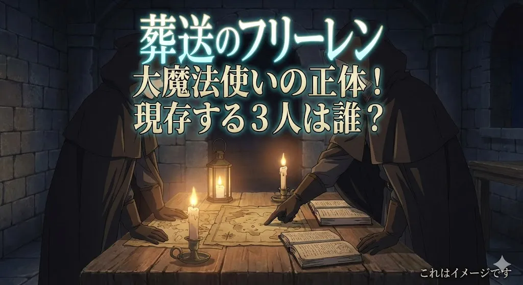 葬送のフリーレンの大魔法使い一覧！現存する3人の正体と証の秘密とは？アイキャッチ