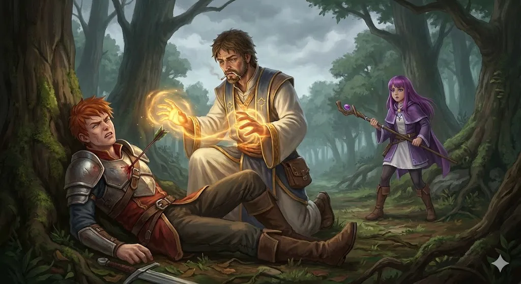 僧侶の「魔法」とパーティーにおける「役割」の違い