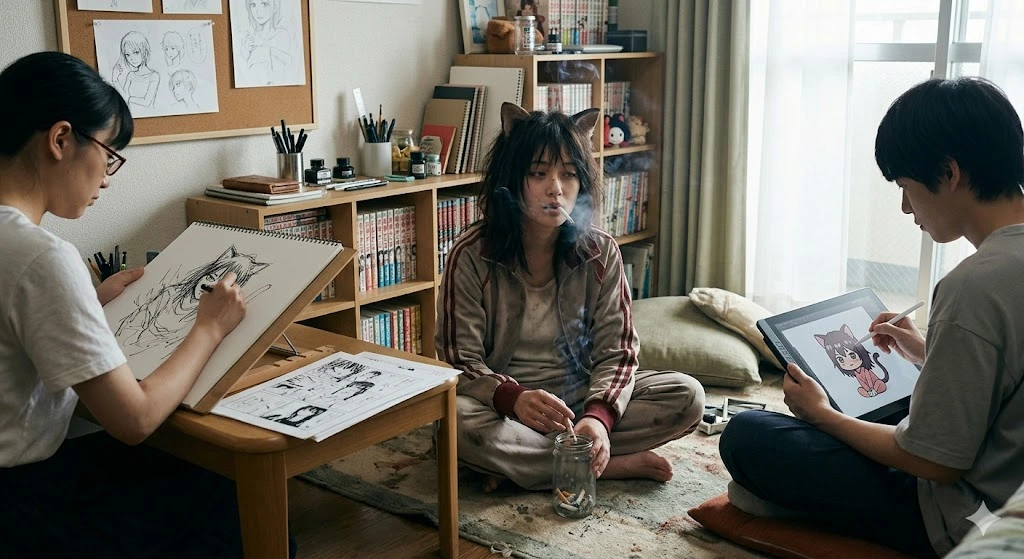 『ヤニねこ』の作者は女?「にゃんにゃんファクトリー」の正体と複数制作の裏側
