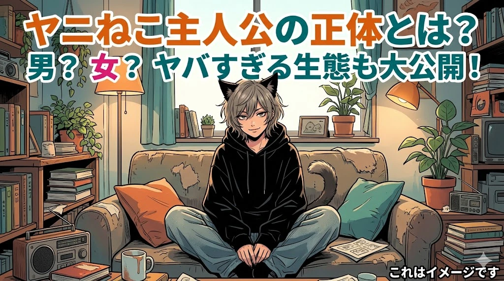 ヤニねこの主人公は男?女?本名やアニメ化情報・ヤバすぎる生態まで解説!