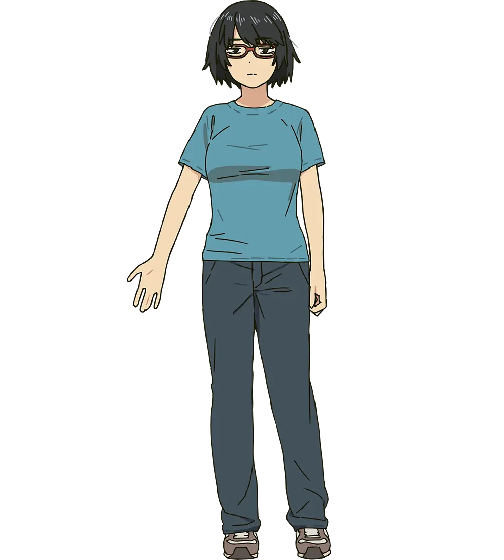 アニメ『ヤニねこ』おちんぽ達郎(本名:辰野沙織 / CV: 明智璃子)