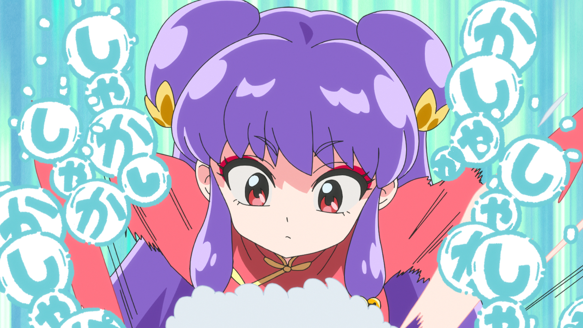 完全新作アニメ『らんま1/2』第1期最終回(第12話)シャンプー編クライマックスの乱馬とあかね
