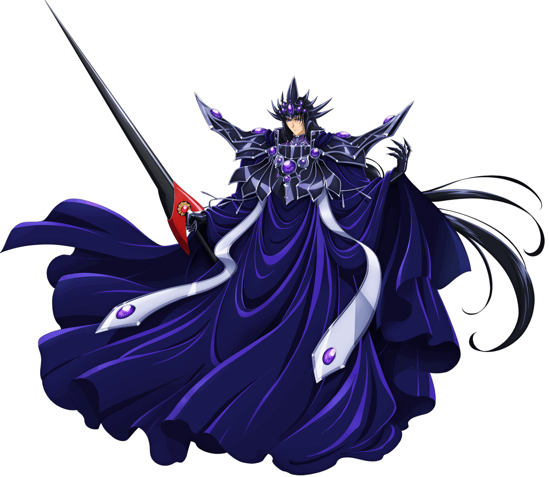 『魔法騎士レイアース』新アニメプロジェクトの神官ザガート公式ビジュアル。重厚な存在感を放つセフィーロの神官