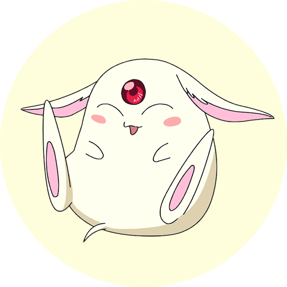 にっこり笑うモコナの表情